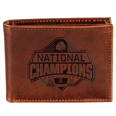 Ohio State Buckeyes College Football Playoff 2024 National Champions Bi-Fold Wallet