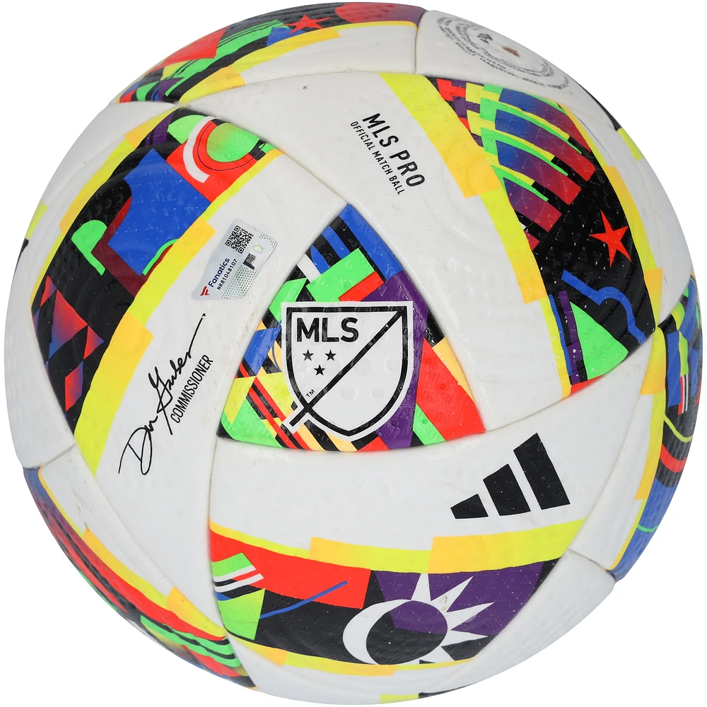 New England Revolution Match-Used adidas Soccer Ball from the 2024 MLS Season