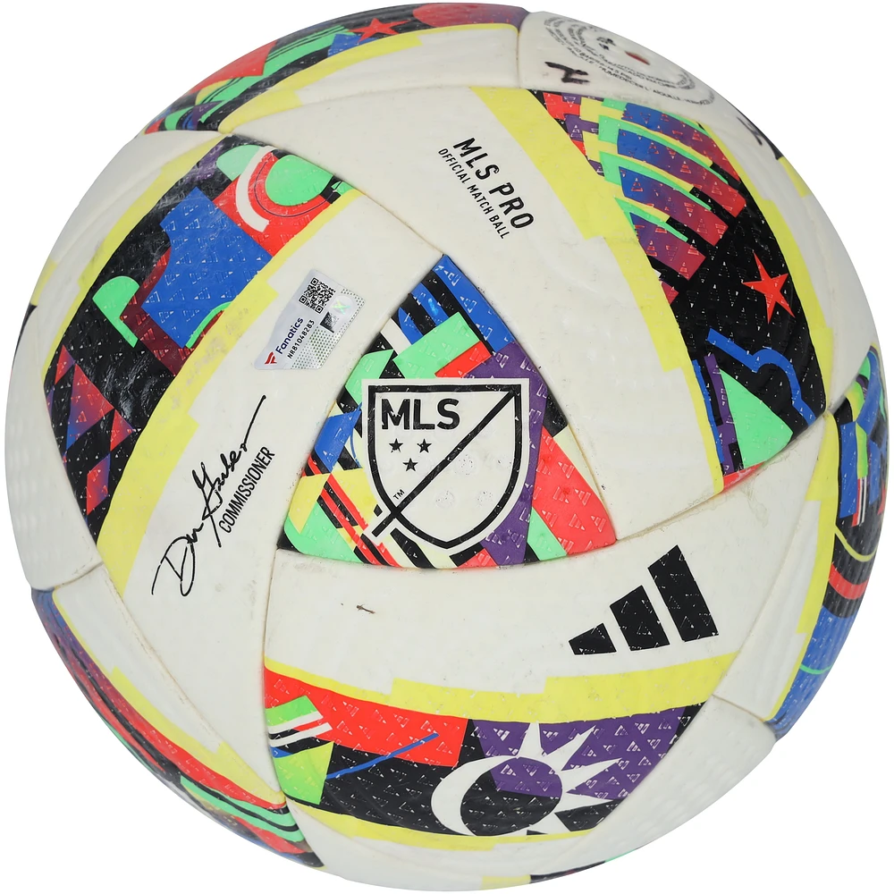 New York City FC Match-Used adidas Soccer Ball from the 2024 MLS Season