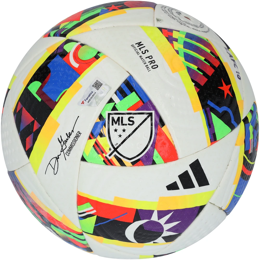 LAFC Match-Used adidas Soccer Ball from the 2024 MLS Season