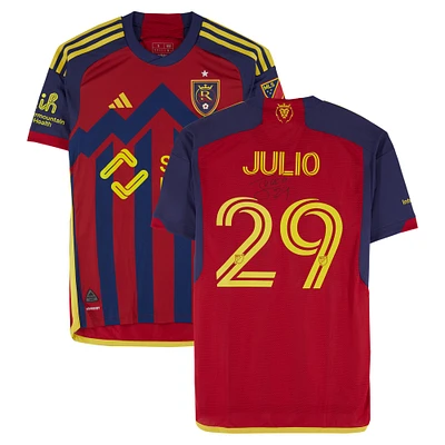 Anderson Julio Real Salt Lake Autographed Match-Used #29 Red adidas Jersey from the 2024 MLS Season - Size S