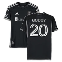 Anibal Godoy Nashville SC Autographed Match-Used #20 Black adidas Jersey from the 2024 MLS Season - Size M