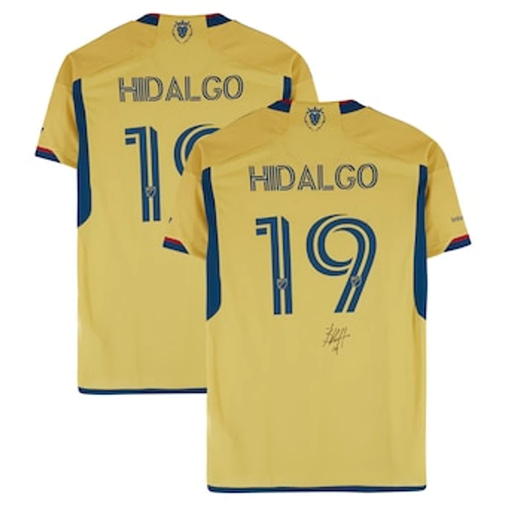 Bode Hidalgo Real Salt Lake Autographed Match-Used #19 Gold adidas Jersey from the 2024 MLS Season - Size M