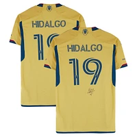 Bode Hidalgo Real Salt Lake Autographed Match-Used #19 Gold adidas Jersey from the 2024 MLS Season - Size M