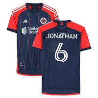 Jonathan Mensah New England Revolution Autographed Match-Used #6 Navy adidas Jersey from the 2024 MLS Season - Size M