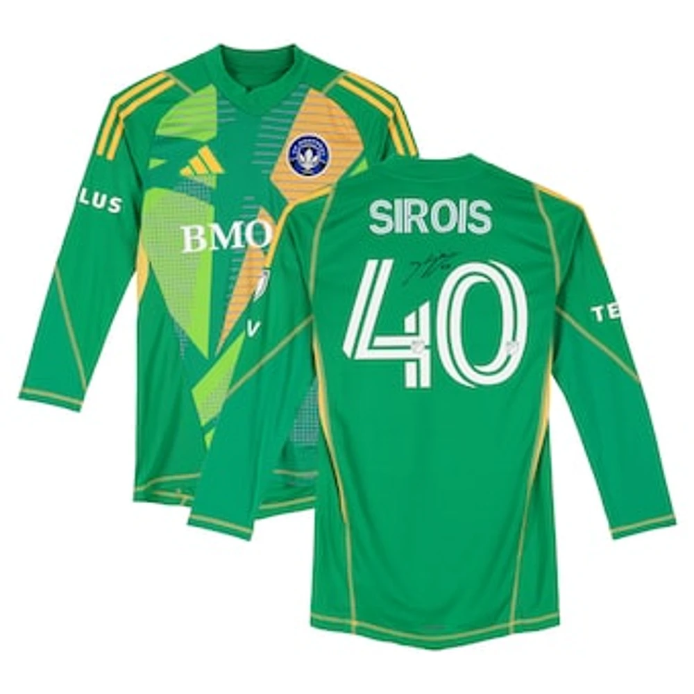Jonathan Sirois CF Montreal Autographed Match-Used #40 adidas Jersey from the 2024 MLS Season