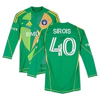 Jonathan Sirois CF Montreal Autographed Match-Used #40 adidas Jersey from the 2024 MLS Season