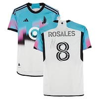 Joseph Rosales Minnesota United FC Autographed Match-Used #8 adidas Jersey from the 2024 MLS Season