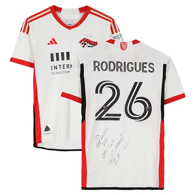 Rodrigues San Jose Earthquakes Autographed Match-Used #26 adidas Jersey from the 2024 MLS Season