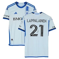 Lassi Lappalainen CF Montreal Autographed Match-Used #21 Light Blue adidas Jersey from the 2024 MLS Season - Size M