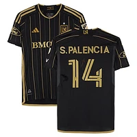 Sergi Palencia LAFC Autographed Match-Used #14 adidas Jersey from the 2024 MLS Season