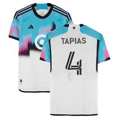 Miguel Tapias Minnesota United FC Autographed Match-Used #4 adidas Jersey from the 2024 MLS Season