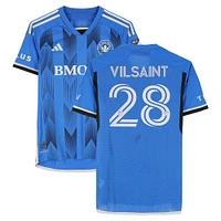 Jules-Anthony Vilsaint CF Montreal Autographed Match-Used #28 Blue adidas Jersey from the 2024 MLS Season - Size M