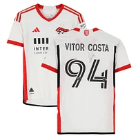 Vitor Costa de Brito San Jose Earthquakes Autographed Match-Used #94 / adidas Jersey from the 2024 MLS Season
