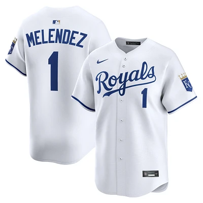 Men's Nike MJ Melendez White Kansas City Royals Home Limited Player Jersey