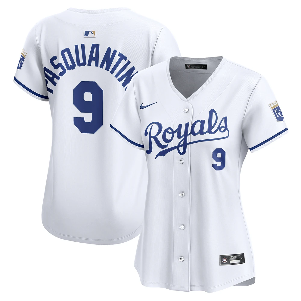 Women's Nike Vinnie Pasquantino White Kansas City Royals Home Limited Player Jersey