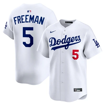 Men's Nike Freddie Freeman White Los Angeles Dodgers Home Limited Player Jersey
