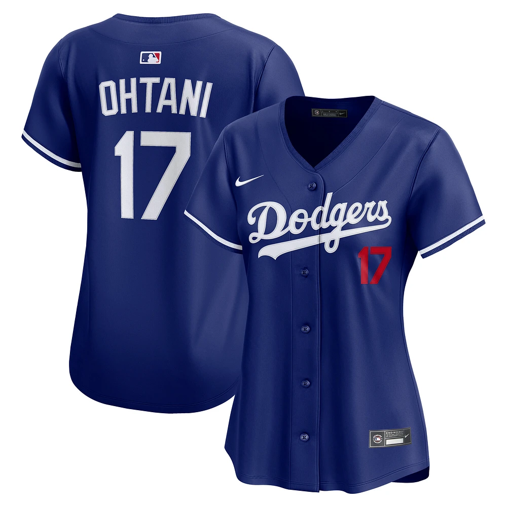 Women's Nike Shohei Ohtani Royal Los Angeles Dodgers Alternate 2 Limited Player Jersey