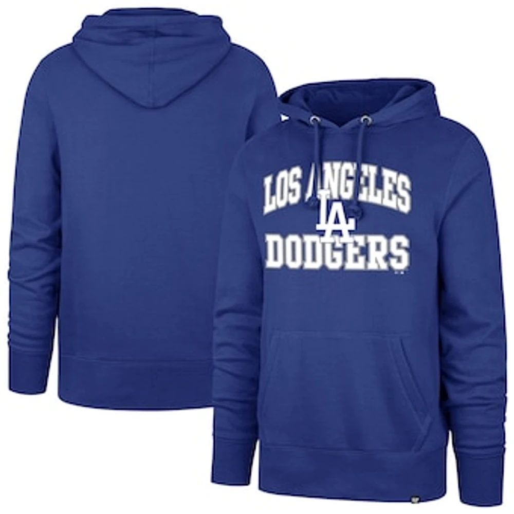 Men's '47 Royal Los Angeles Dodgers Big & Tall Velocity Fleece Pullover Hoodie