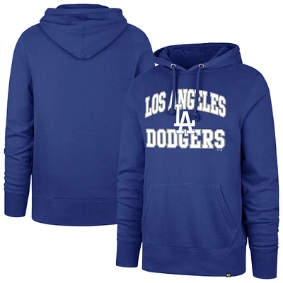 Men's '47 Royal Los Angeles Dodgers Big & Tall Velocity Fleece Pullover Hoodie