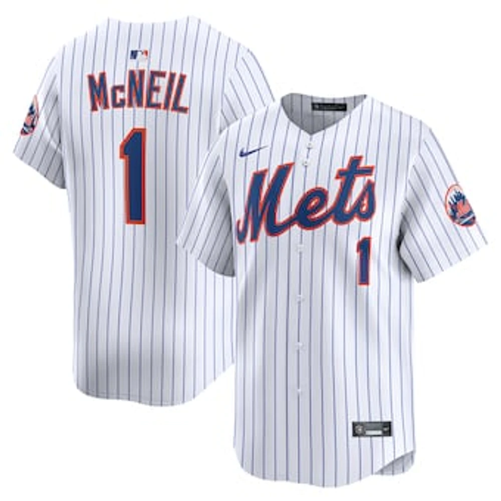 Men's Nike Jeff McNeil White New York Mets Home Limited Player Jersey