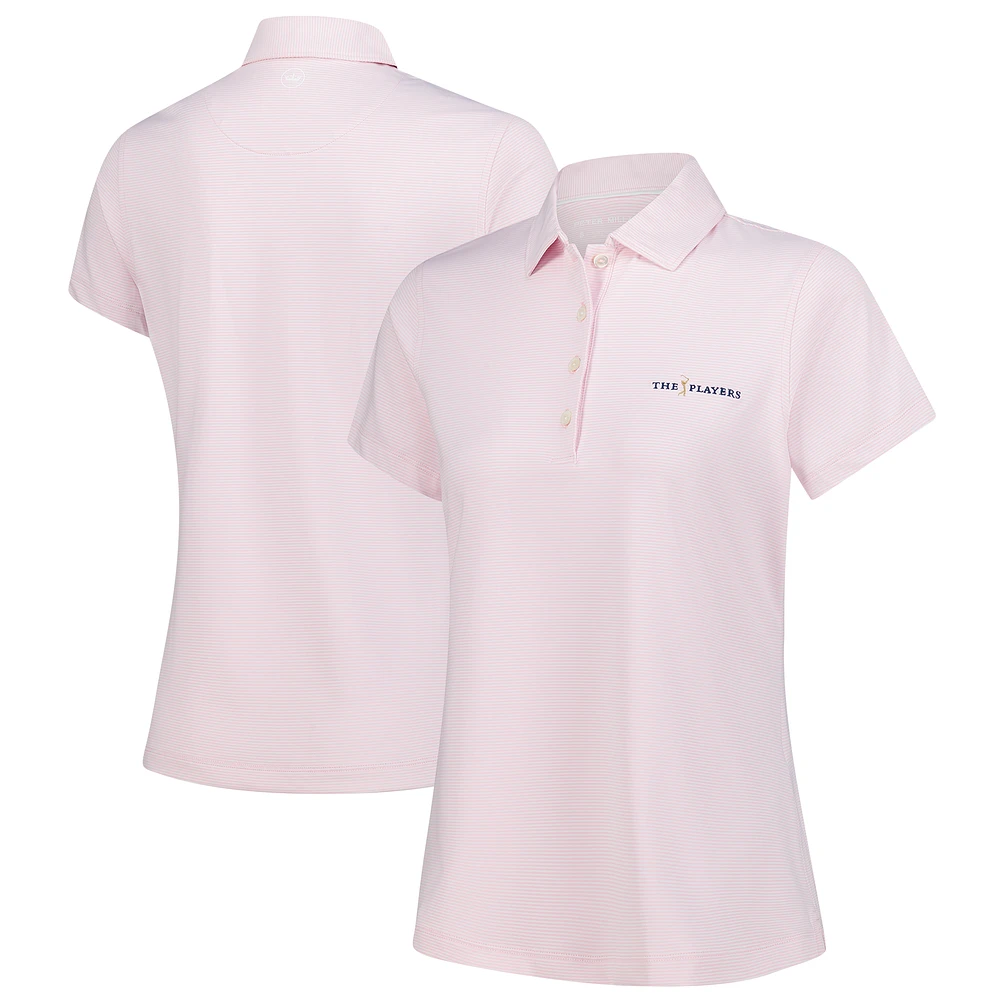 Women's Peter Millar Pink THE PLAYERS Goldman Jubilee Polo
