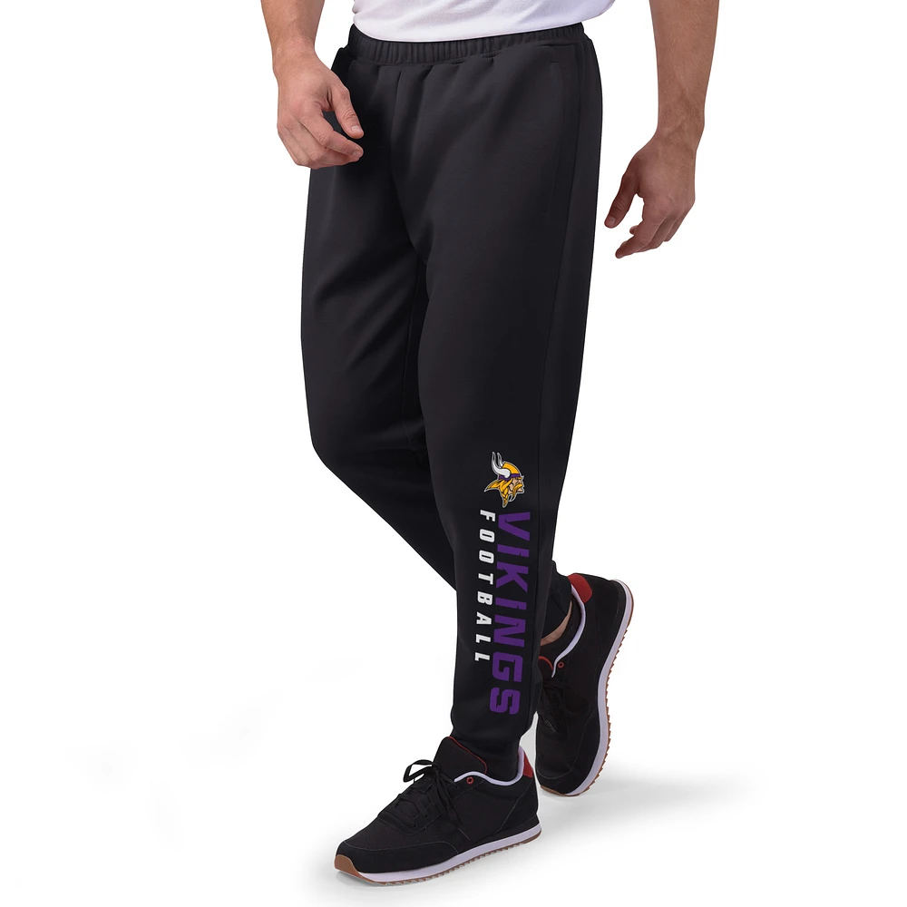 Men's MSX by Michael Strahan Black Minnesota Vikings Jogger Pants