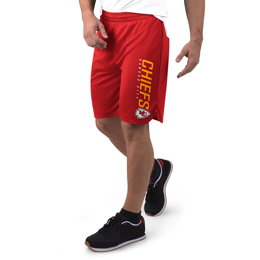 Men's MSX by Michael Strahan Red Kansas City Chiefs Mesh Shorts