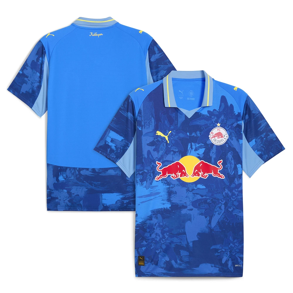Men's Puma x KidSuper Blue Red Bull Salzburg 2025 FIFA Club World Cup Replica Jersey