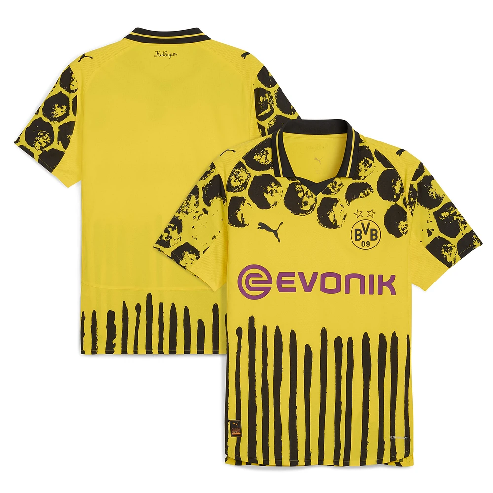 Men's Puma x KidSuper Yellow Borussia Dortmund 2025 FIFA Club World Cup Authentic Jersey