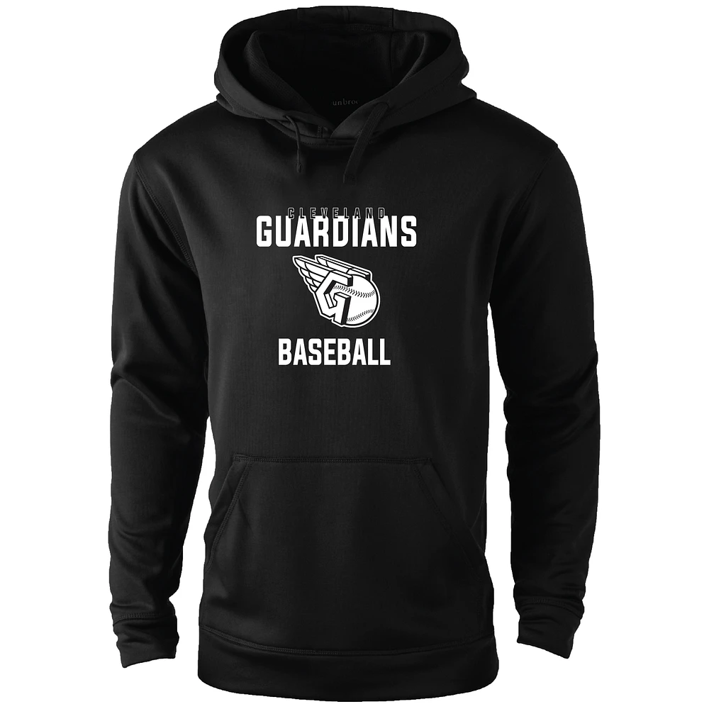 Men's Dunbrooke Black Cleveland Guardians Champion Pullover Hoodie