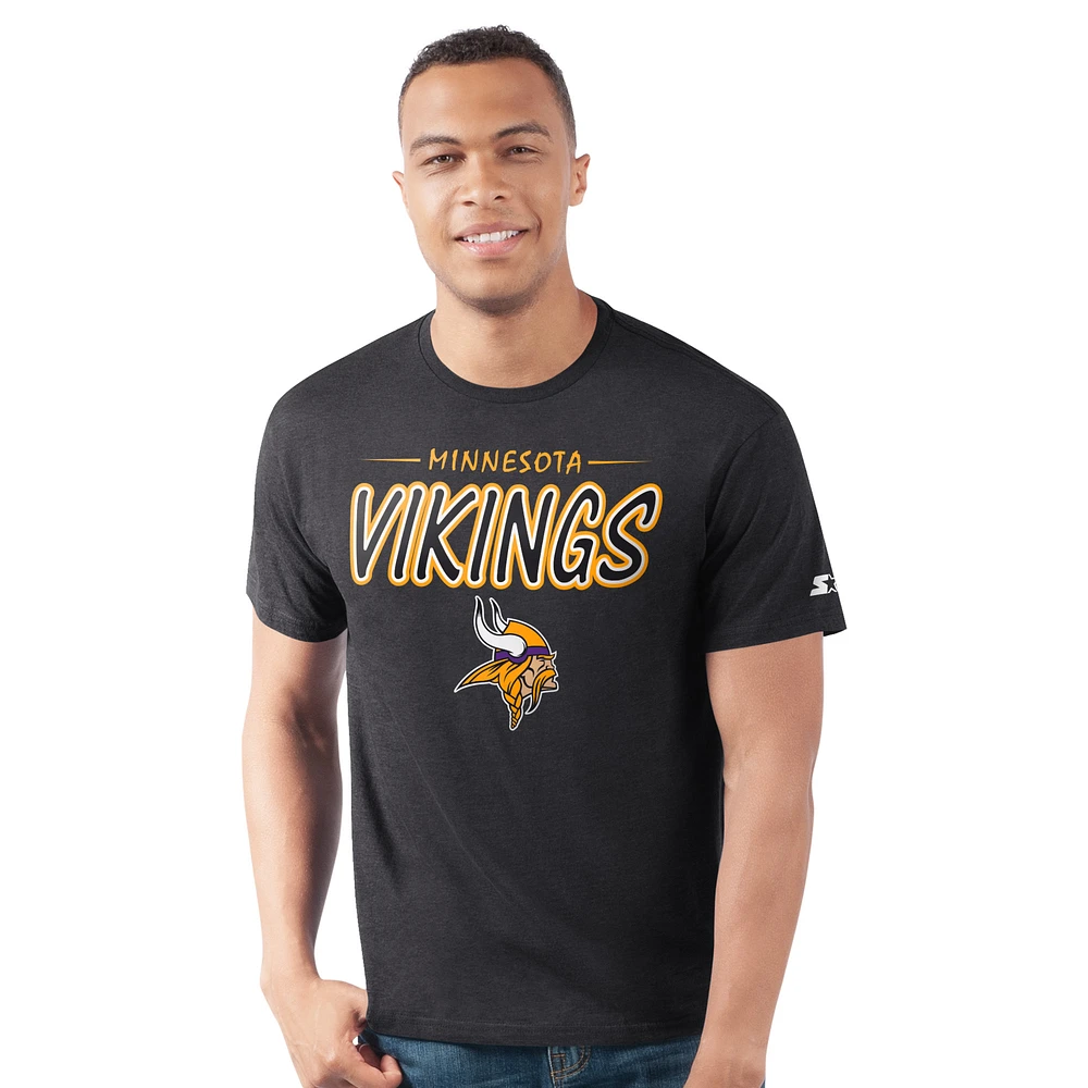 Men's Starter Black Minnesota Vikings Prime Time T-Shirt