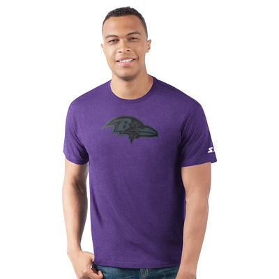 Men's Starter Purple Baltimore Ravens Prime Time T-Shirt