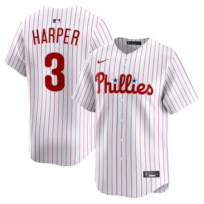 Men's Nike Bryce Harper White Philadelphia Phillies Home Limited Player Jersey