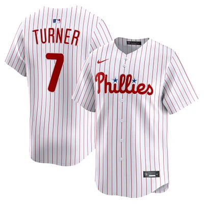 Men's Nike Trea Turner White Philadelphia Phillies Home Limited Player Jersey