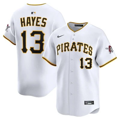 Men's Nike Ke'Bryan Hayes White Pittsburgh Pirates Home Limited Player Jersey
