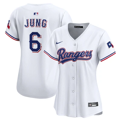 Women's Nike Josh Jung White Texas Rangers Home Limited Player Jersey