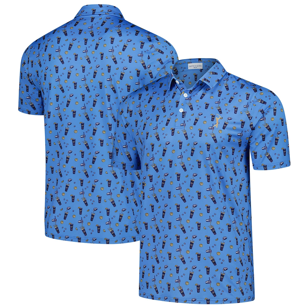 Men's Smith & Quinn Blue 2025 THE PLAYERS Sawgrass Splash Smitty Polo