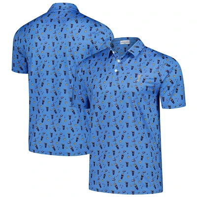 Men's Smith & Quinn Blue 2025 THE PLAYERS Sawgrass Splash Smitty Polo