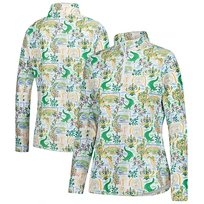 Women's Smith & Quinn White THE PLAYERS Clubhouse Ava Quarter-Zip Pullover