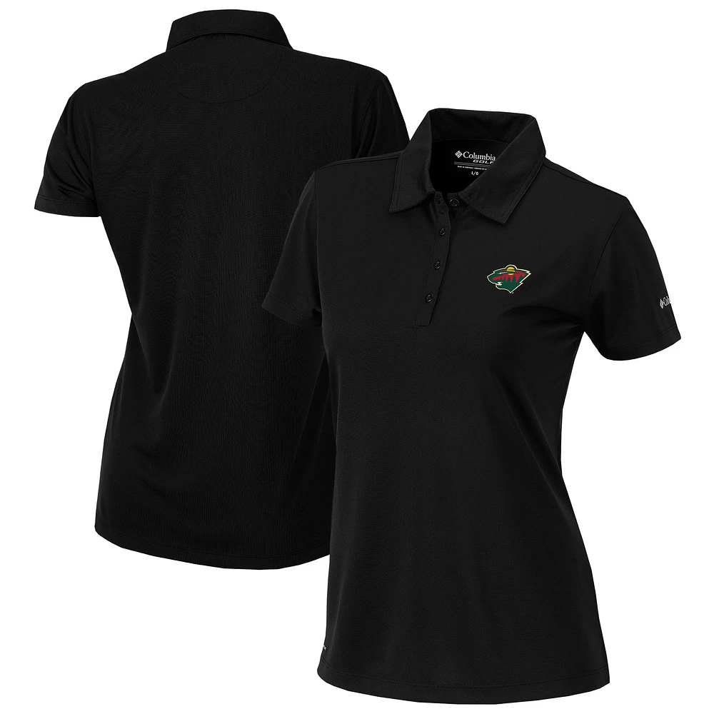 Women's Columbia Minnesota Wild Omni-Wick Birdie Polo