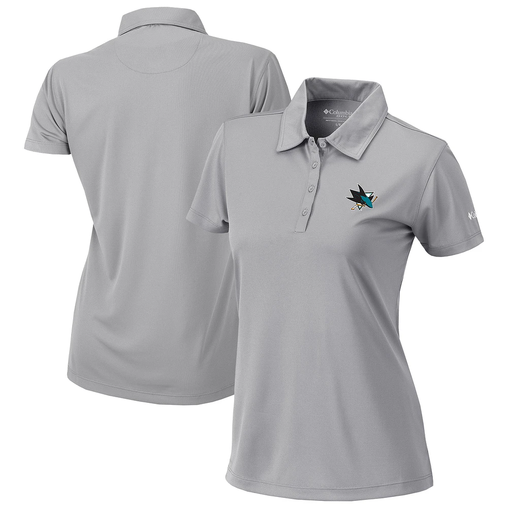 Women's Columbia San Jose Sharks Omni-Wick Birdie Polo