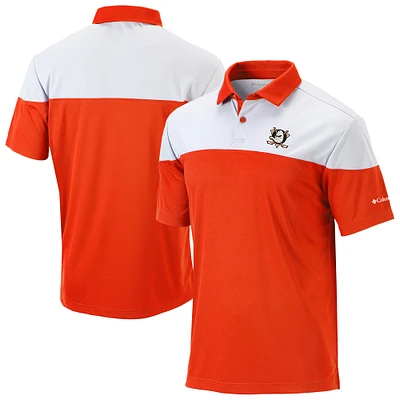 Men's Columbia /White Anaheim Ducks Best Ball Omni-Wick Polo