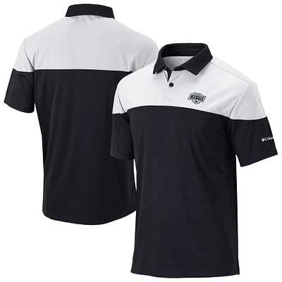 Men's Columbia /White Los Angeles Kings Best Ball Omni-Wick Polo