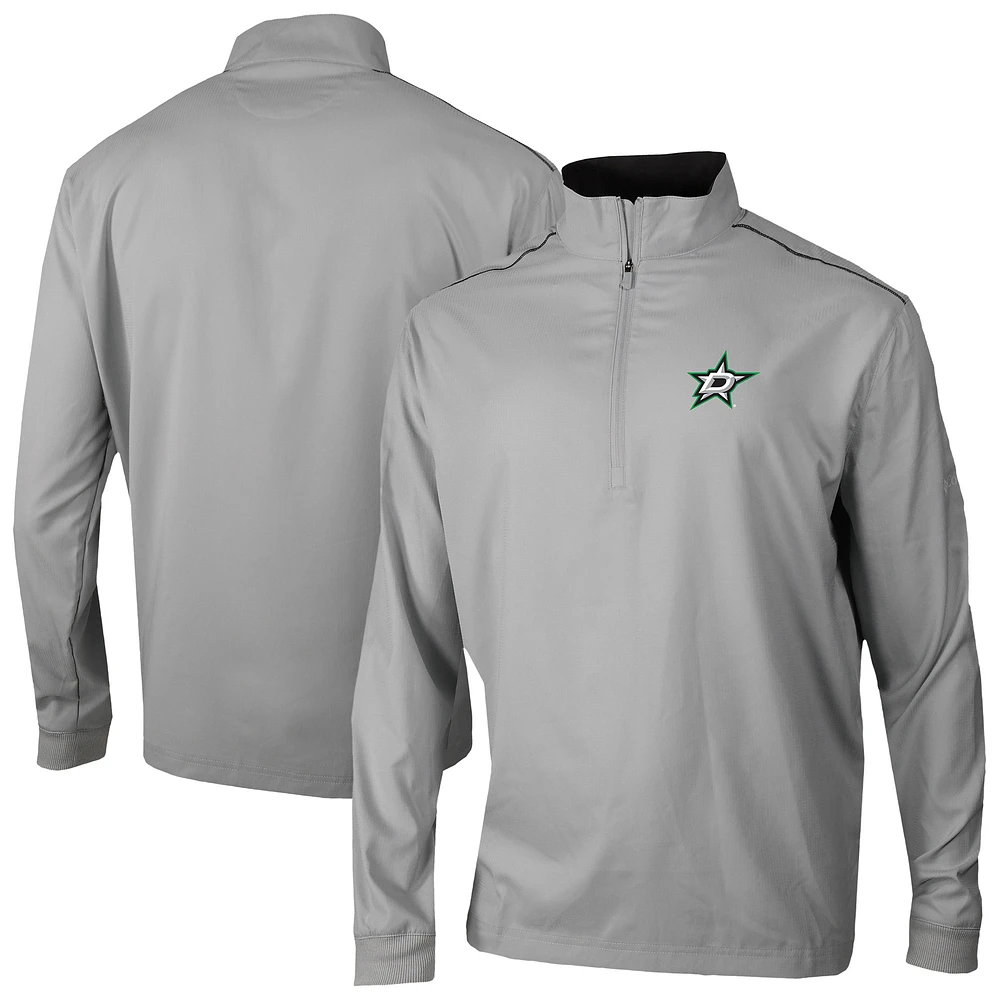Men's Columbia Gray Dallas Stars Omni-Wick Bogey's Paradise Pullover Top
