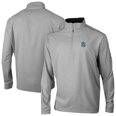 Men's Columbia Gray Seattle Kraken Omni-Wick Bogey's Paradise Pullover Top