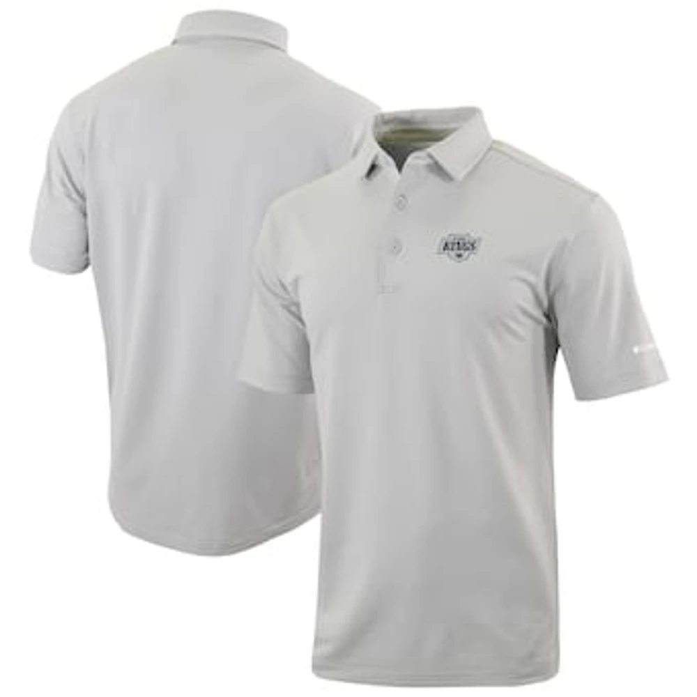 Men's Columbia Los Angeles Kings Even Lie Omni-Wick Polo