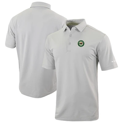 Men's Columbia Gray Minnesota Wild Even Lie Omni-Wick Polo