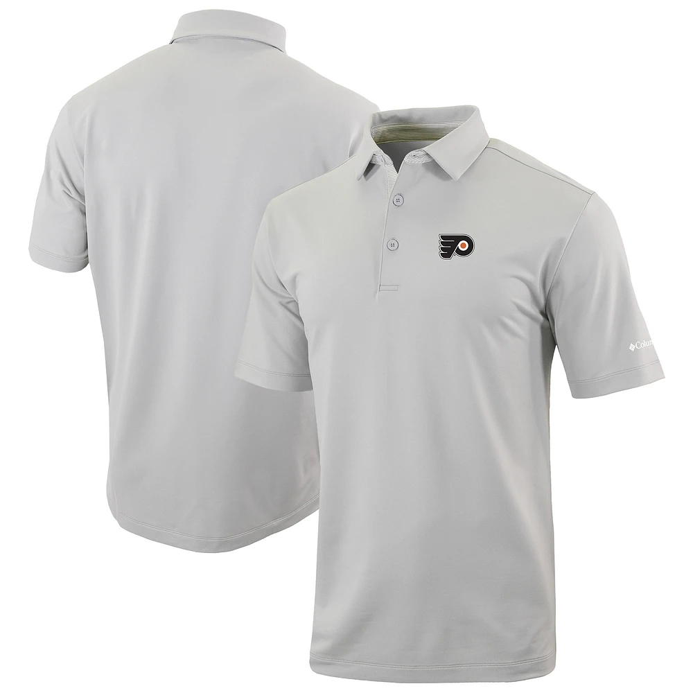 Men's Columbia Philadelphia Flyers Even Lie Omni-Wick Polo