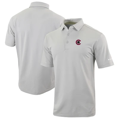 Men's Columbia Gray Colorado Avalanche Even Lie Omni-Wick Polo